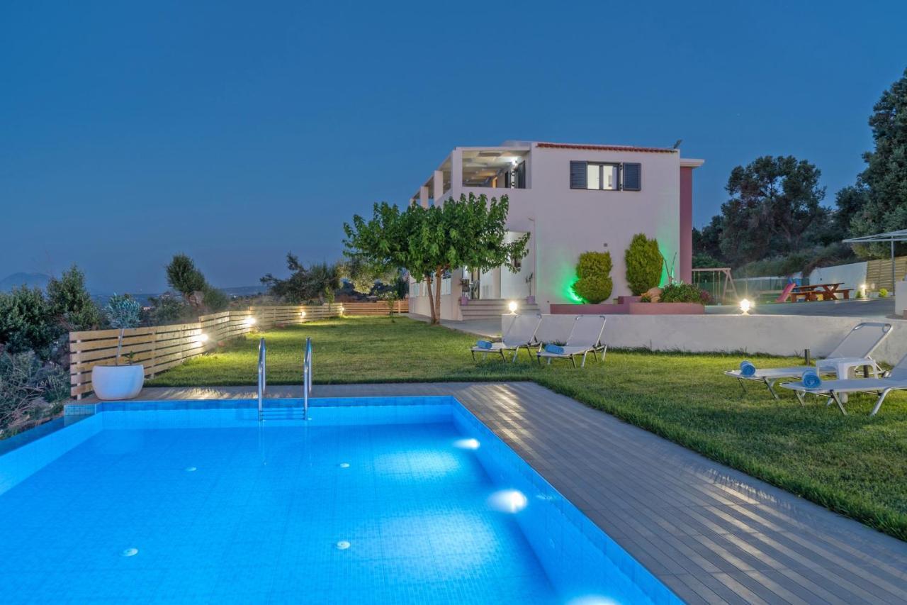 Alkistis Villa With Amazing Sea View Maroulás Exterior foto